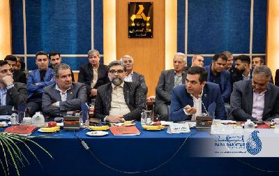 پانار | پارس ساختار | سری دوم گزارش تصویری//نشست مشترک دکتر اتابک وزیر صنعت، معدن و تجارت، نمایندگان عضو کمیسیون صنایع و معادن مجلس شورای اسلامی ،دکتر سرمست استاندار آذربایجان شرقی با حضور دکتر نواده اباذر مدیر ارشد اجرایی گروه صنعتی پارس ساختار و رئیس انجمن فولاد آذربایجان 